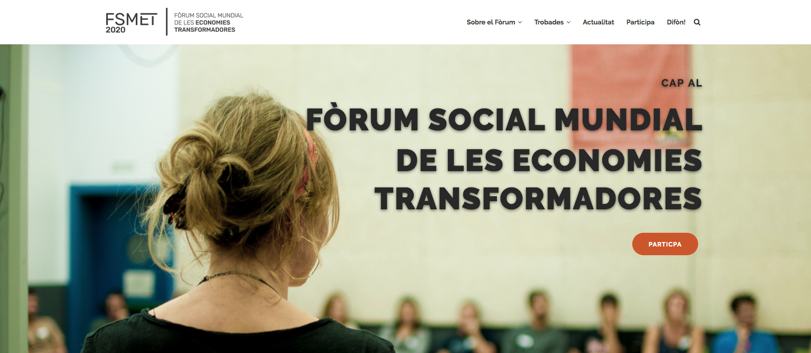 Web Fòrum Social Mundial de les Economies Transformadores