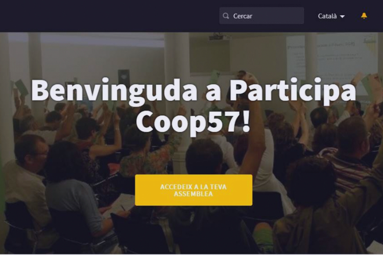 Assemblea virtual per a Coop57