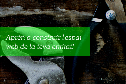 Aprén a construir l'espai web de la teva entitat!