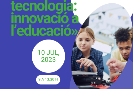 Imatge decorativa: Jornada 10/7 Viure amb tecnologia: innovació a l'educació